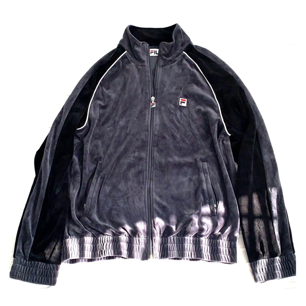 Men’s Fila Lineker Velvet Track Jacket